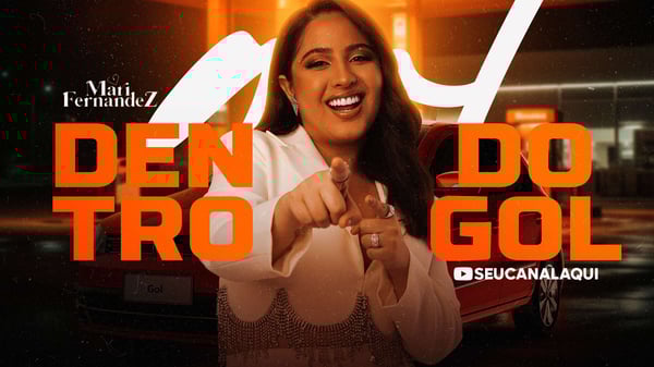 FLYER THUMB CAPA CD BANNER YOUTUBE DENTRO DO GOL MARI FERNANDES PSD EDITÁVEL