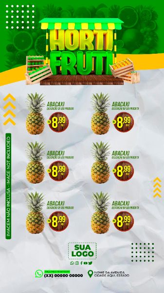 ENCARTE HORTIFRUTI SOCIAL MEDIA