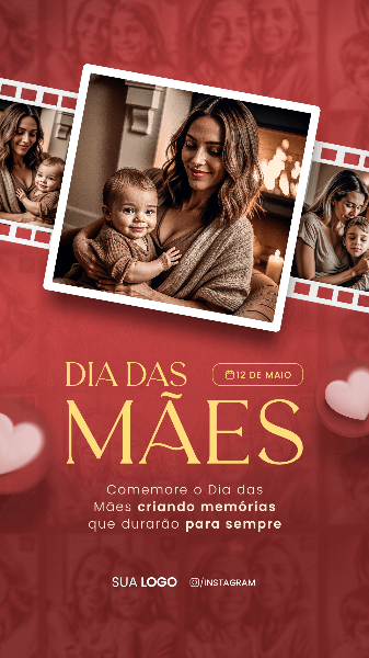 SOCIAL MEDIA - DIA DAS MÃES . 8 DE MAIO