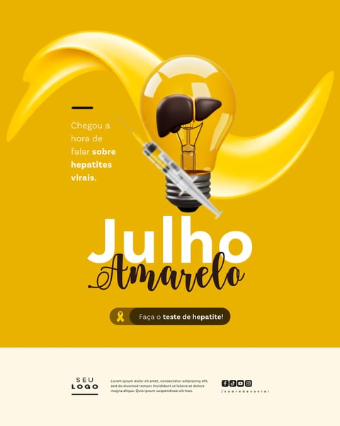 INÍCIO DO JULHO AMARELO HEPATITES VIRAIS CAMPANHA DE SAÚDE FEED