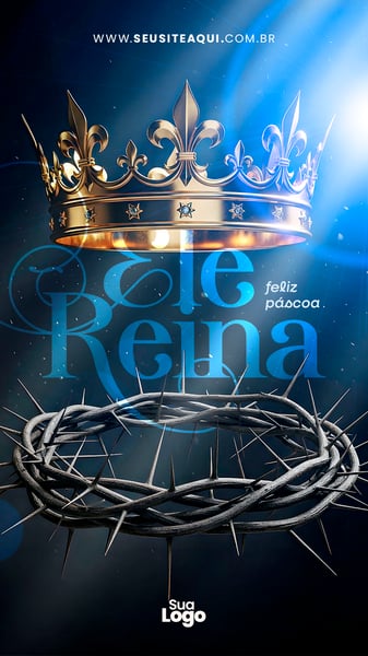 STORY FELIZ PÁSCOA SOCIAL MEDIA PSD EDITÁVEL 03