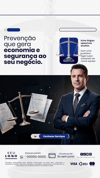 ADVOCACIA PREVENTIVA AUDITORIA LEGAL ADVOGADO STORY SOCIAL MEDIA PSD EDITÁVEL