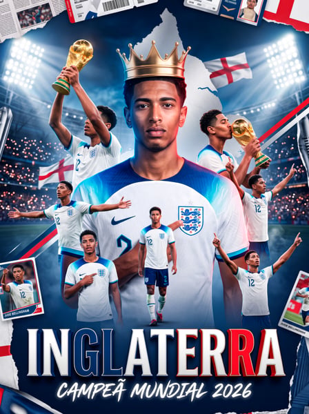 IMAGEM PARA COMPOSIÇÃO INGLETRRA CAMPEÃ 2026
