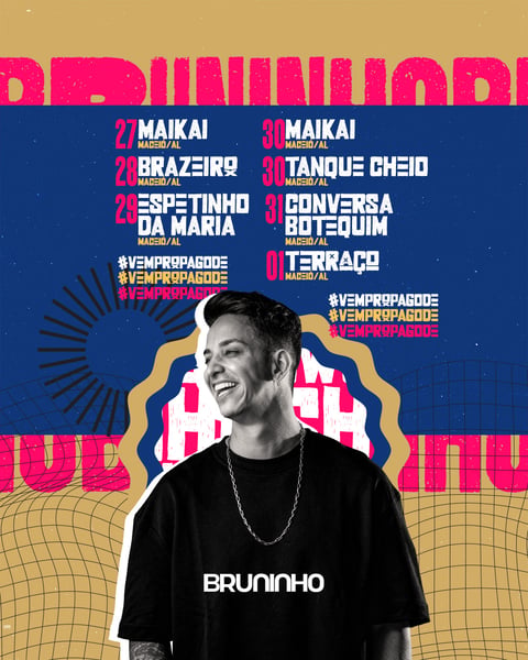 PRÓXIMOS SHOWS - BRUNINHO