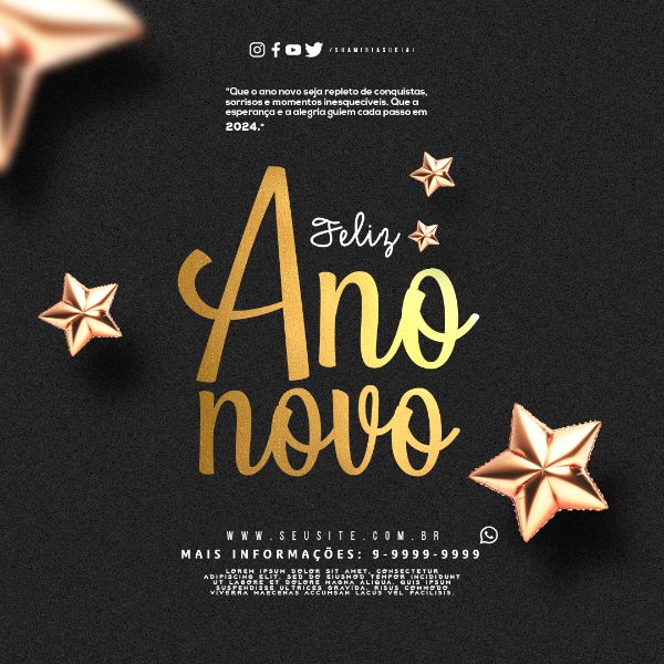 FELIZ ANO NOVO FEED