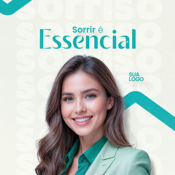 CAMPANHA CLÍNICA ODONTOLÓGICA CONSULTÓRIO DENTISTA MÍDIA SOCIAL PSD EDITÁVEL