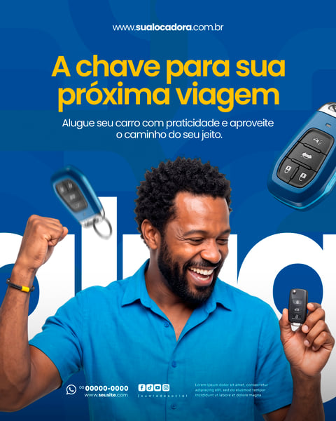 LOCADORA DE VEÍCULOS SOCIAL MEDIA PSD EDITÁVEL 5