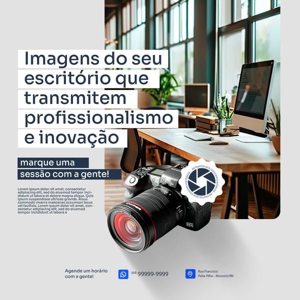 FOTÓGRAFO - FOTOGRAFIA DE ESCRITÓRIO
