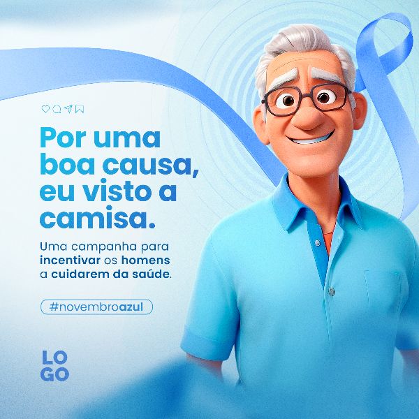 NOVEMBRO AZUL MÊS DO COMBATE AO CÂNCER DE PRÓSTATA 22