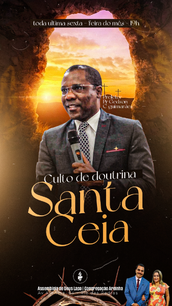 FLYER CULTO DE DOUTRINA E SANTA CEIA