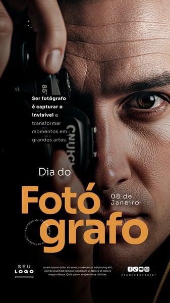 DIA DO FOTÓGRAFO 8 DE JANEIRO STORY SOCIAL MEDIA PSD EDITÁVEL 4