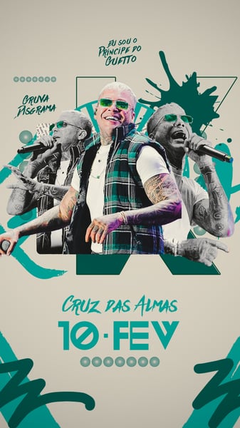 VQY FLYER AGENDA SEMANAL HOJE IGOR KANNARIO STORY PSD EDITAVEL