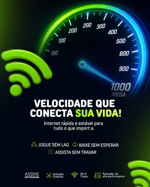 SOCIAL MEDIA PROVEDOR DE INTERNET FEED PSD EDITÁVEL 3