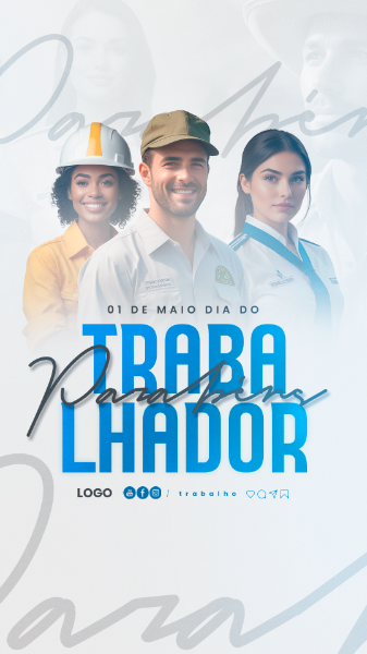 STORIES SOCIAL MEDIA DIA DO TRABALHADOR