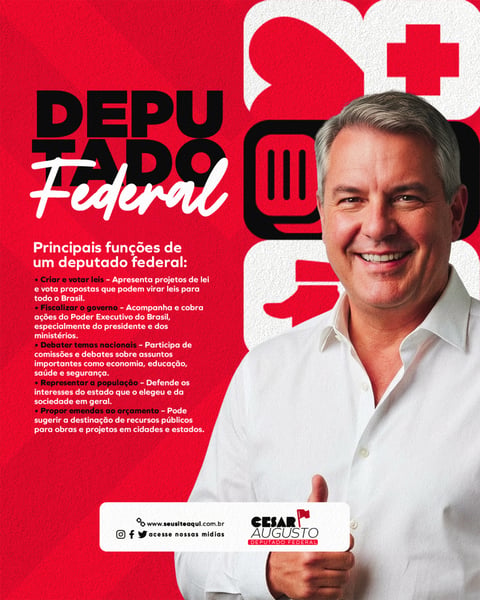 CAMPANHA POLÍTICA DEPUTADO FEDERAL FEED 10