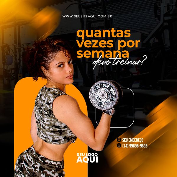 ACADEMIA - CROSS FIT - FITNESS | SOCIAL MEDIA | PSD EDITÁVEL