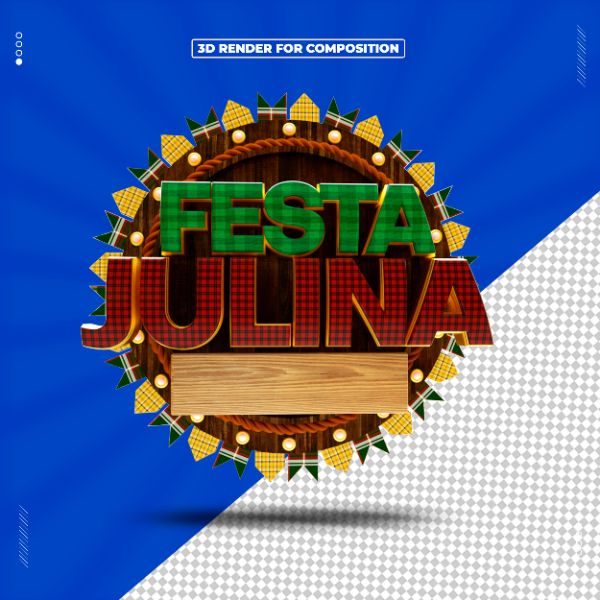 SELO 3D FESTA JULINA