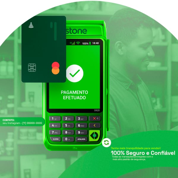 Campanha Maquininhas Stone Social Media PSD Editavel