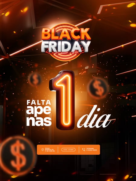 FLYER ESQUENTA BLACK FRIDAY PSD EDITÁVEL 2