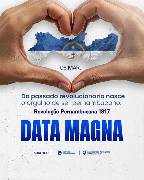 DATA MAGNA REVOLUÇÃO PERNAMBUCANA 1817 PERNAMBUCO PSD EDITÁVEL 2
