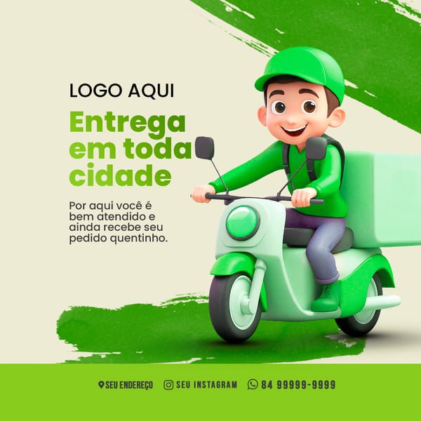 SOCIAL MÍDIA DELIVERY ENTREGA PRA TODA CIDADE