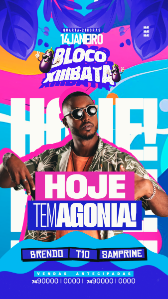 BLOCO XIIIBATA / CAMPANHA DE EVENTO COMPLETA