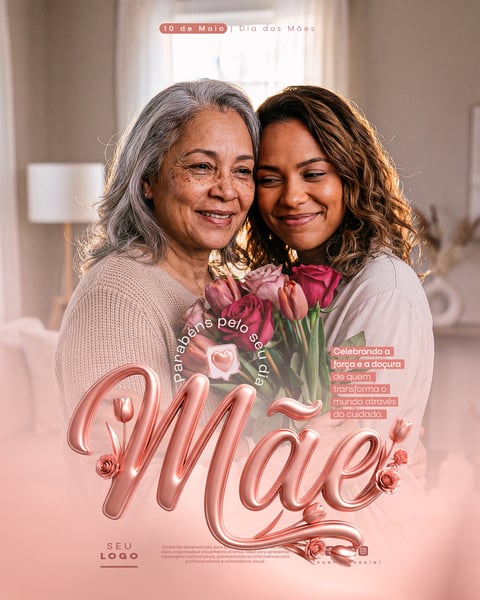 DIA DAS MÃES 10 DE MAIO SOCIAL MEDIA PSD EDITÁVEL 2