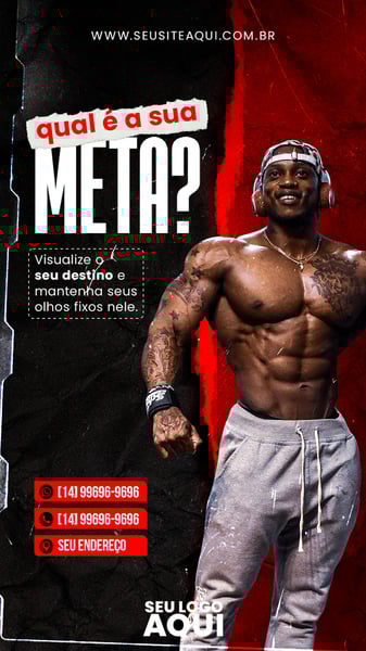 POST STORY - ACADEMIA - QUAL É A SUA META?