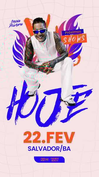 FLYER AGENDA SEMANAL KANNARIO VERÃO 2026 STORY PSD EDITÁVEL STORY 31