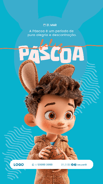 SOCIAL MEDIA FELIZ PÁSCOA