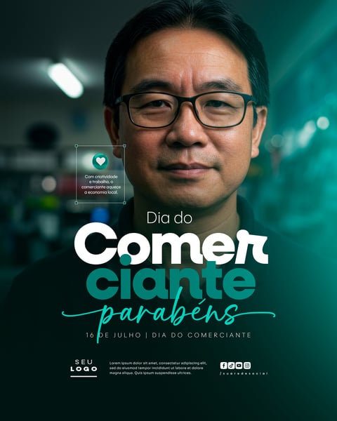 DIA DO COMERCIANTE 16 DE JULHO SOCIAL MEDIA EDITÁVEL FEED 11