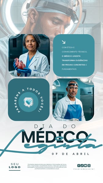 DIA DO MÉDICO LEGISTA 07 DE ABRIL STORY SOCIAL MEDIA PSD EDITÁVEL 3