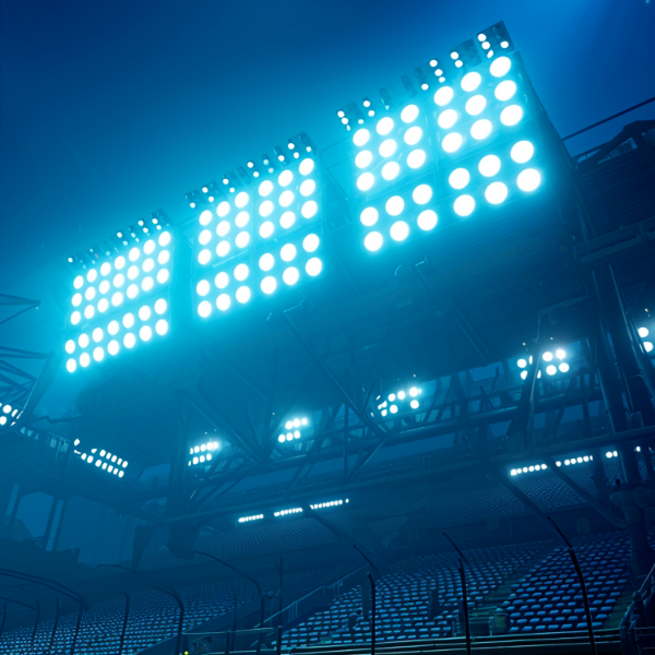 IMAGEM DE ESTADIO COM LUZES PARA COMPOSIÇÃO
