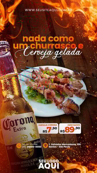 STORY - AÇOUGUE | CARNE | CHURRASCO | SOCIAL MEDIA | PSD EDITÁVEL