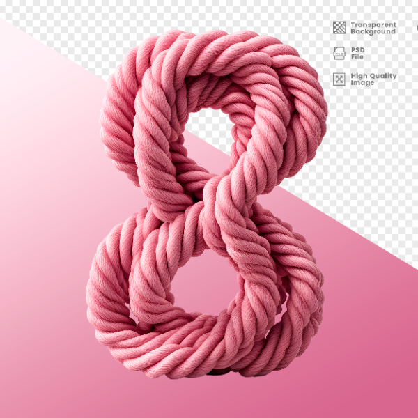 DIA DA MULHER -  ELEMENTO 3D  CORAÇÃO DE LÃ PARA COMPOSIÇÃO
