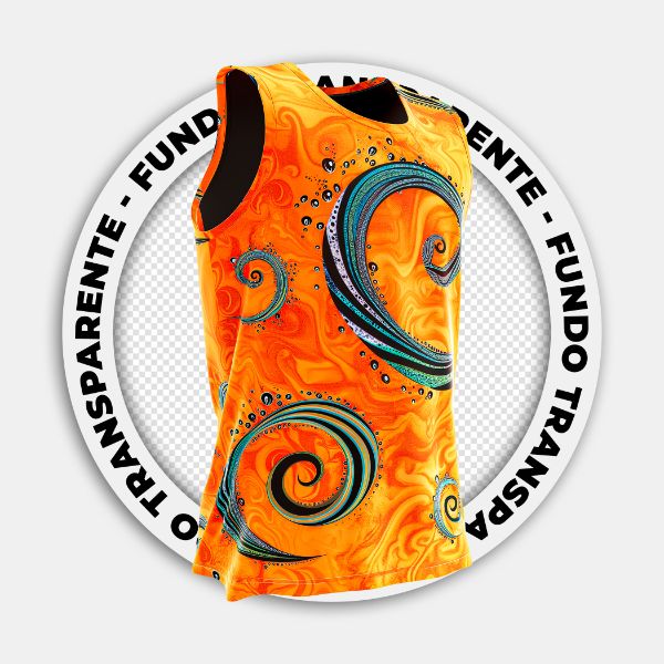 CAMISA DE COLORIDA | CARNAVAL | PRAIA | REGATA | IMAGEM SEM FUNDO