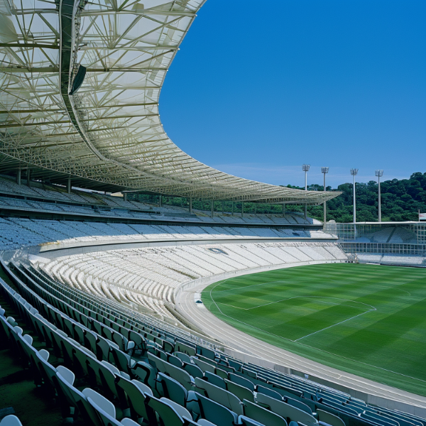 IMAGEM DE ESTADIO COM LUZES PARA COMPOSIÇÃO