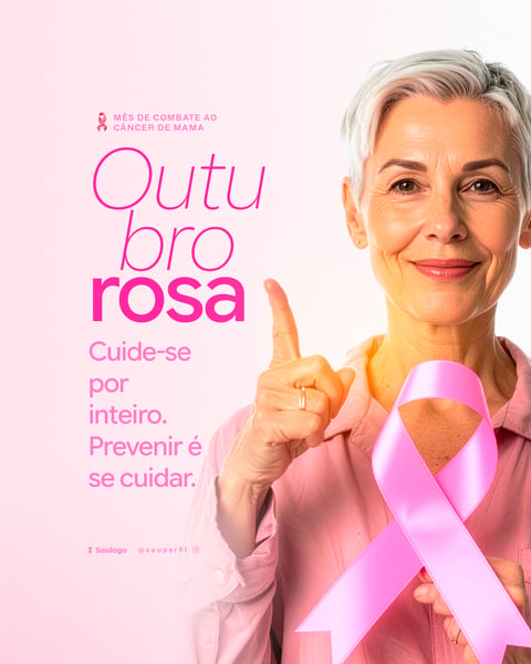 CAMPANHA OUTUBRO ROSA SOCIAL MEDIA PSD FLYER 1