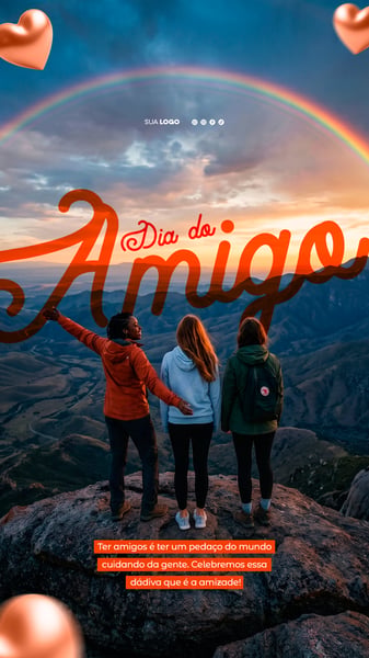 DIA DO AMIGO AMIZADE 01 STORY