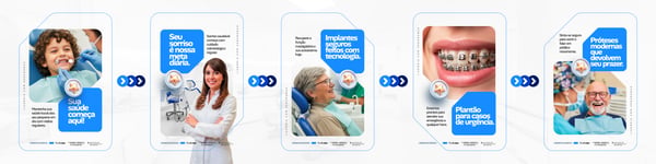 CARROSSEL CLÍNICA ODONTOLÓGICA SOCIAL MEDIA PSD EDITÁVEL 6