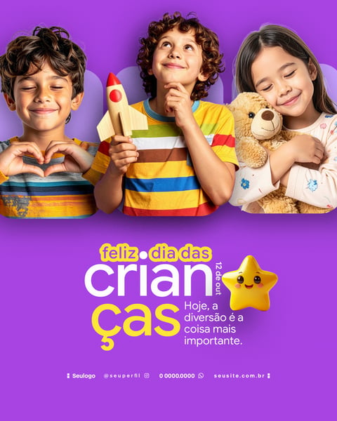 DIA DAS CRIANÇAS FLYER SOCIAL MEDIA POST 6
