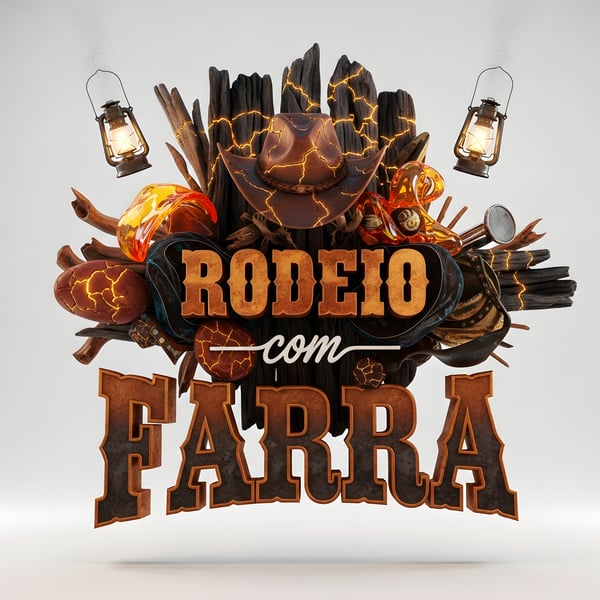 SELO 3D SERTANEJO RODEIO COM FARRA 08