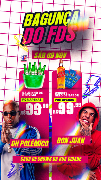EVENTO BAGUNÇA DO FDS
