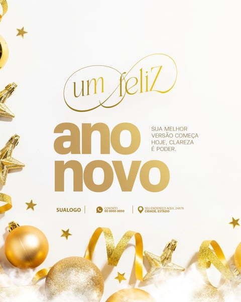 FELIZ ANO NOVO 2026 SOCIAL MEDIA PSD EDITÁVEL 07