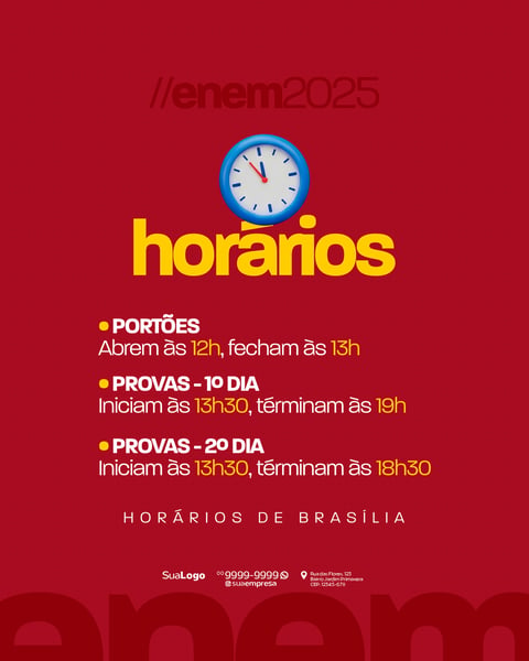 ENEM 2025 SOCIAL MEDIA PSD EDITÁVEL 3