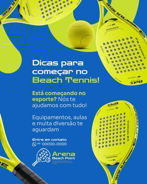 BEACH TENNIS DICAS PARA COMEÇAR