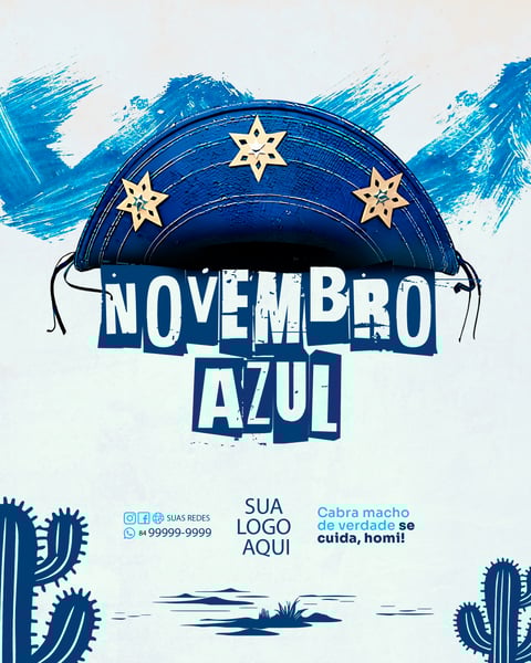 SOCIAL MEDIA NOVEMBRO AZUL PSD EDITÁVEL 1