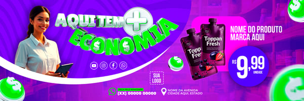 BANNER AQUI TEM MAIS ECONOMIA SUPERMERCADO REDES SOCIAIS