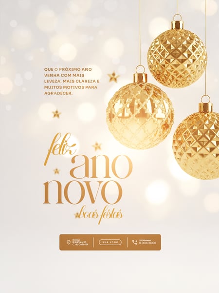 FLYER FELIZ ANO NOVO 2026 PSD EDITÁVEL 3