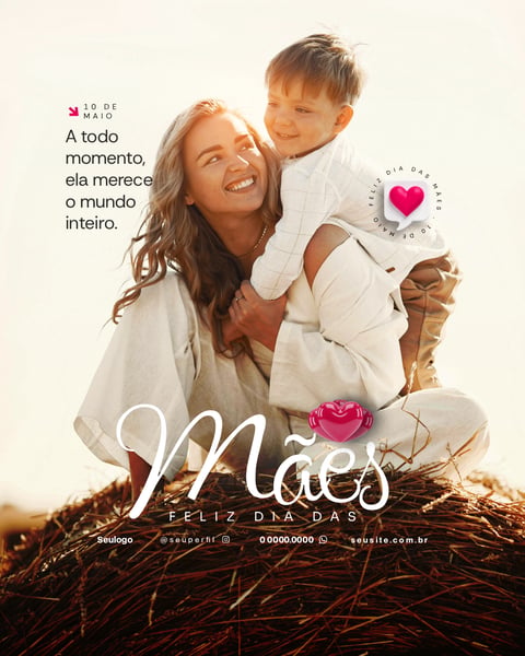 DIA DAS MÃES FLYER PSD 7